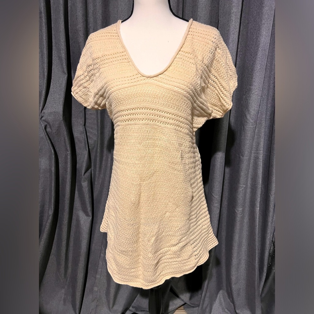 Calvin Klein Crochet minidress sz M